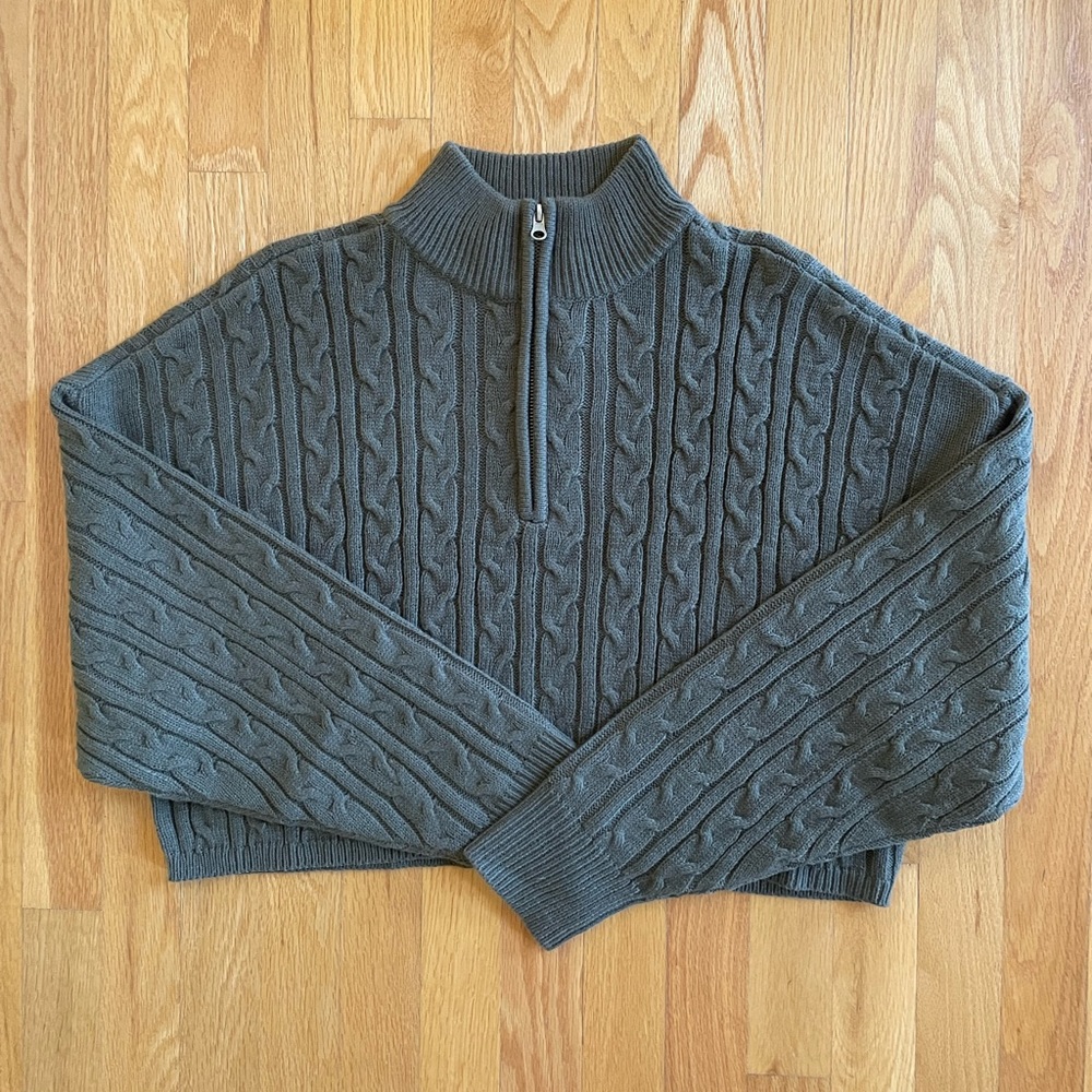Garage Cropped Sweater - Picture 1 of 8